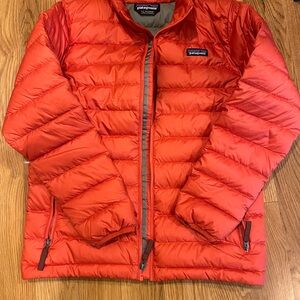 Patagonia Orange Down Jacket